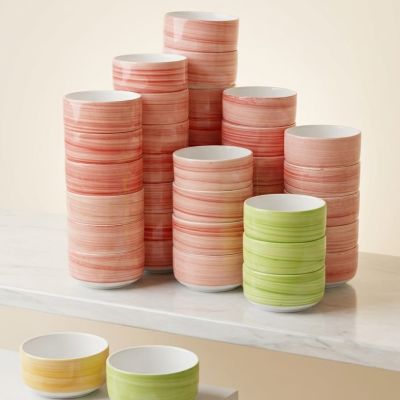 "Brighten your table with these charming, hand-painted ceramic bowls. Perfect for snacks, dips, or desserts. ​Available by the piece