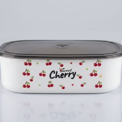 Keep your meals fresh and stylish with our "Sweet Cherry" storage container. 