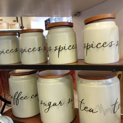 "Upgrade your pantry. Simple, elegant, and perfectly organized  7 set 