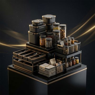 تخزين وتنظيم المطبخ